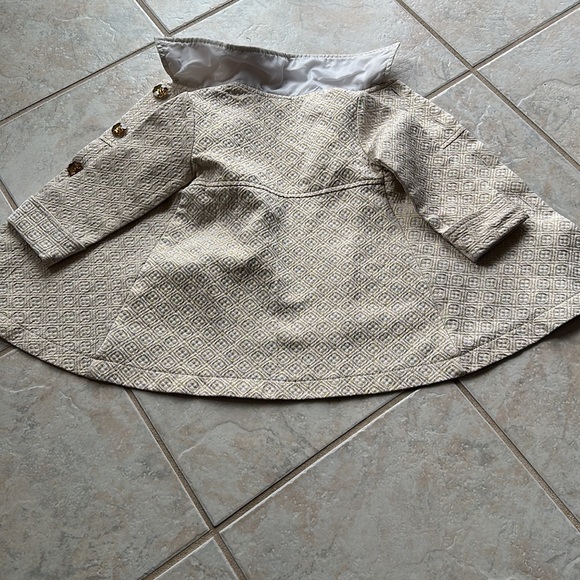 Sweet Heart Rose Toddler Girl’s Gold and Cream Sparkle Jacket 2T - Picture 6 of 7